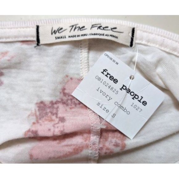 NWT - We The Free - Free People Women's Floral Top - Picture 3 of 4